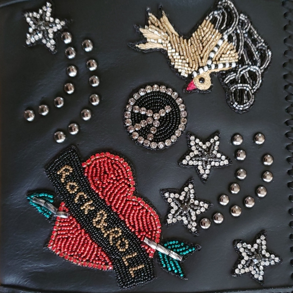 Mary Frances Escape Embellished Leather Crossbody - Picture 6 of 6